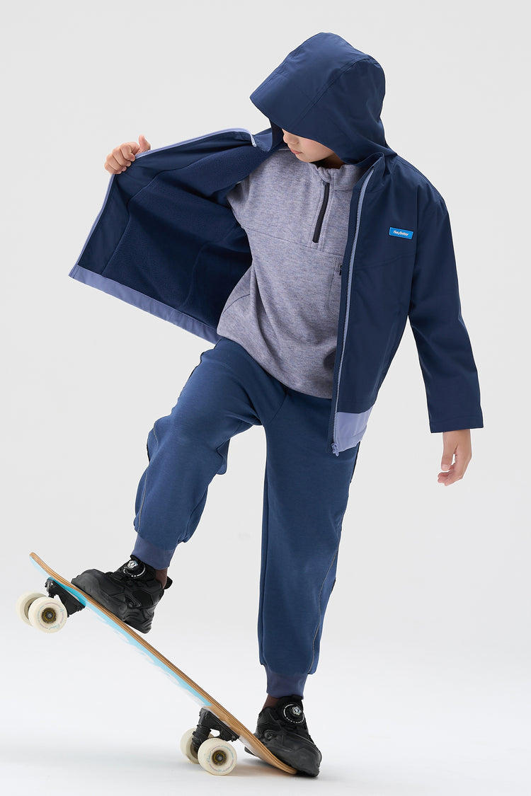 Waterproof Windproof Jacket - Indigo Blue