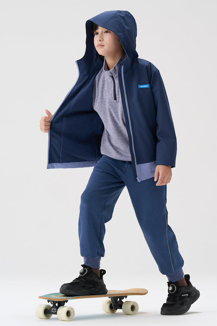 Waterproof Windproof Jacket - Indigo Blue