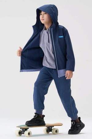 Waterproof Windproof Jacket - Indigo Blue