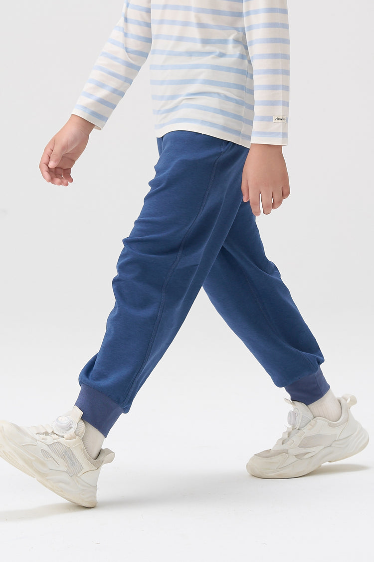 Durable Air-Layer Active Pants - Indigo Blue