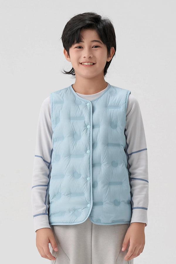 FeatherLite Down Vest - Dusty Blue