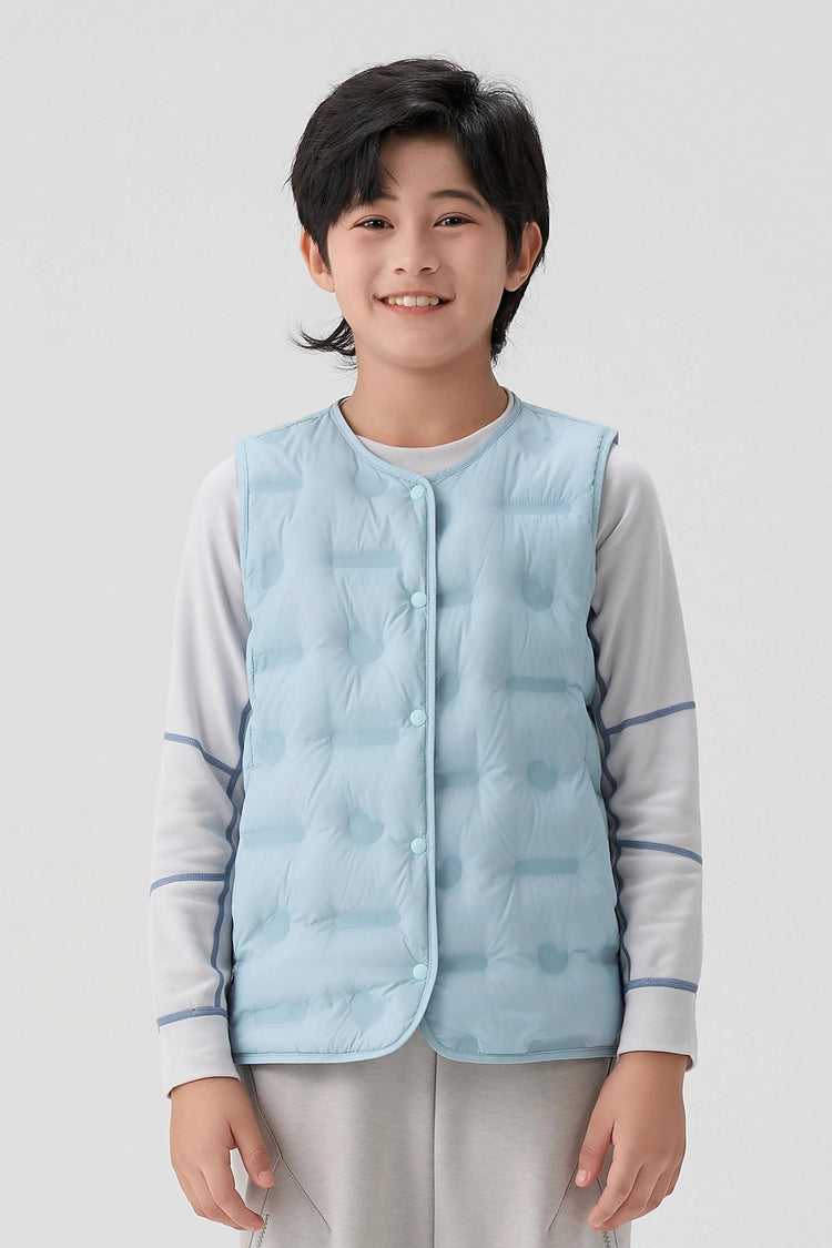 FeatherLite Down Vest - Dusty Blue