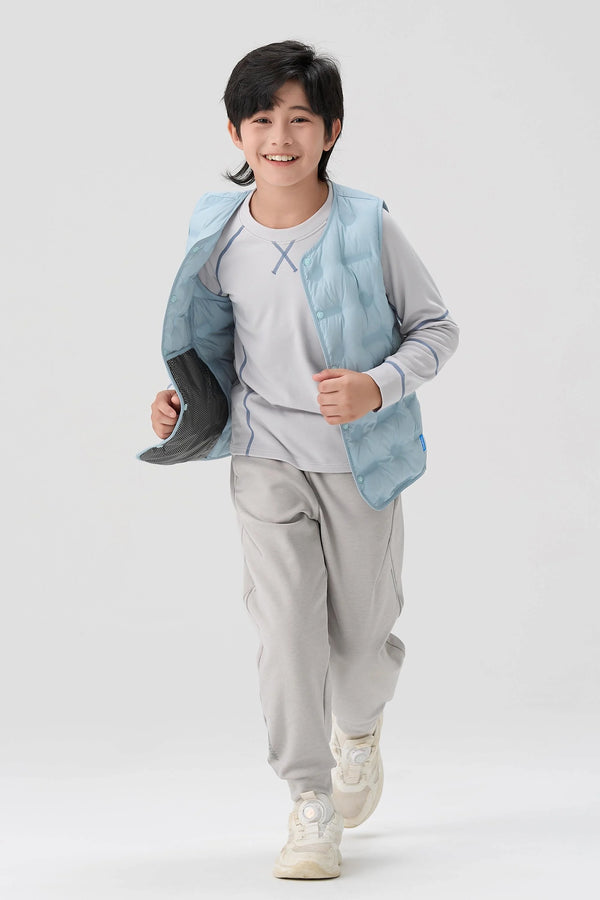 FeatherLite Down Vest - Dusty Blue