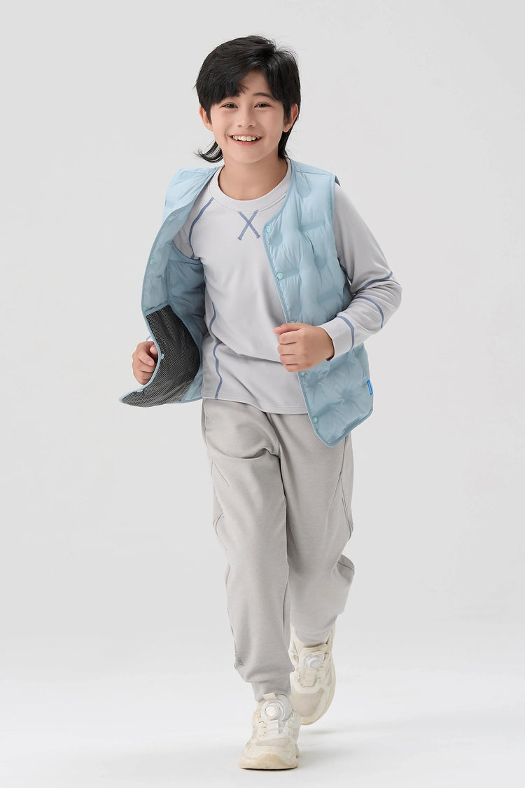 FeatherLite Down Vest - Dusty Blue