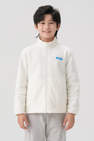Lightweight Extra-Warm Fleece Jacket - Classic White