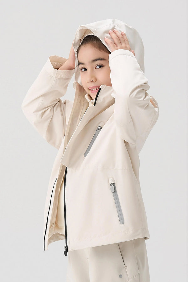 Two-Piece Convertible Jacket - Classic White