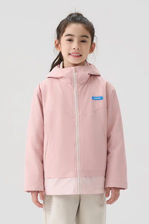 Waterproof Windproof Fleece Jacket - Dusty Rose