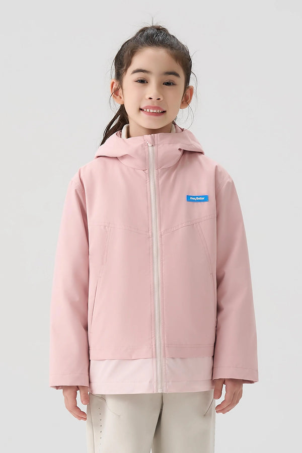 Waterproof Windproof Fleece Jacket - Dusty Rose
