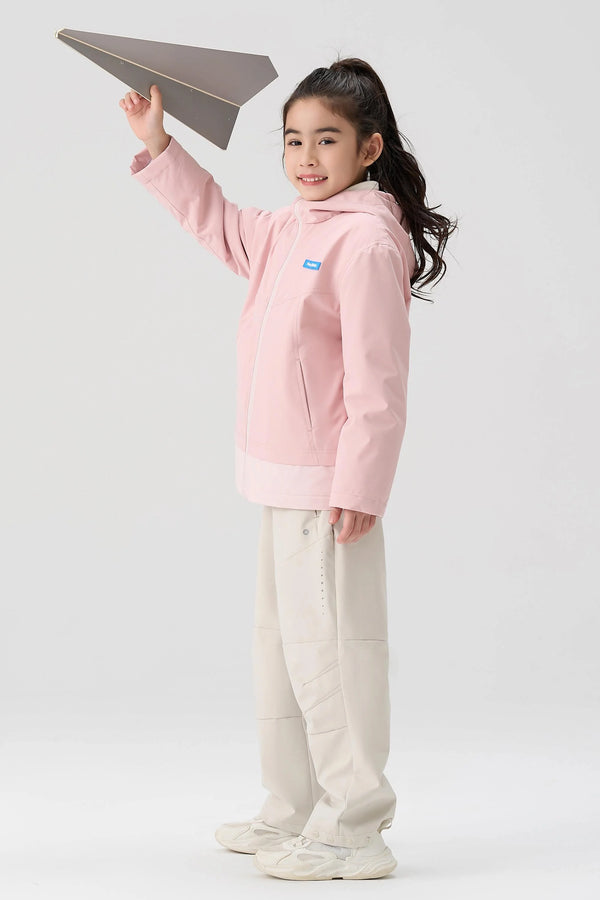 Waterproof Windproof Fleece Jacket - Dusty Rose