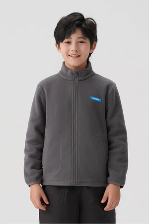 Lightweight Fleece Jacket - Ash Gray