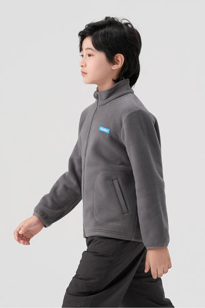 Lightweight Fleece Jacket - Ash Gray