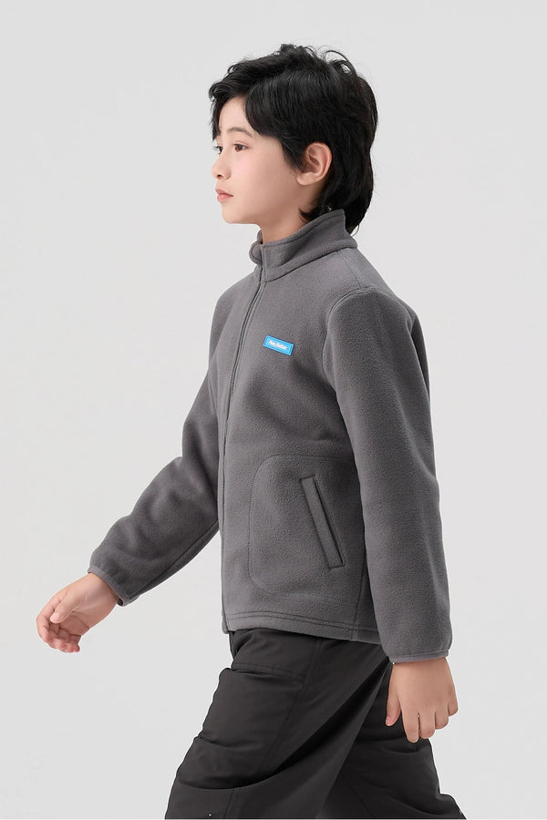 Lightweight Fleece Jacket - Ash Gray