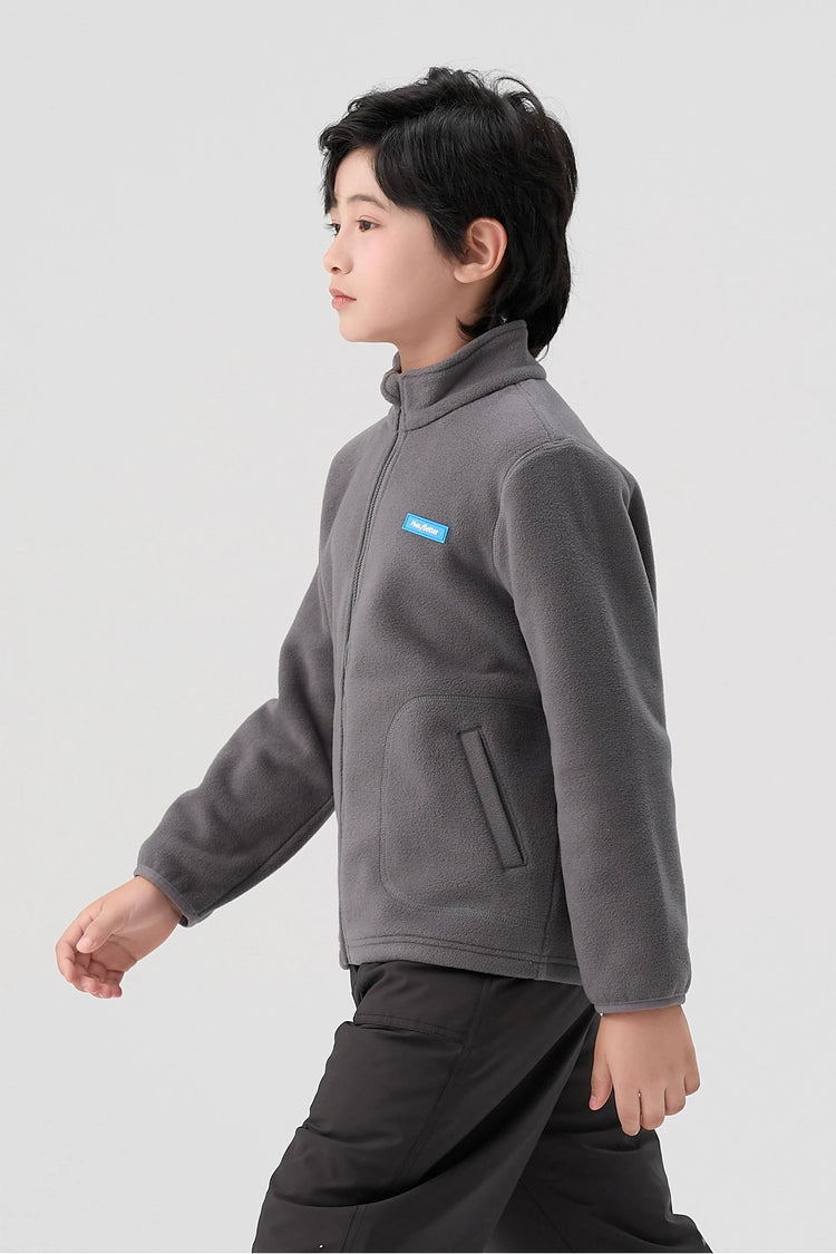 Lightweight Fleece Jacket - Ash Gray