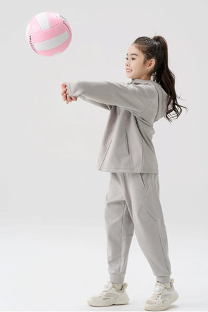 Windproof Cloud-Fleece Jacket - Light Grey