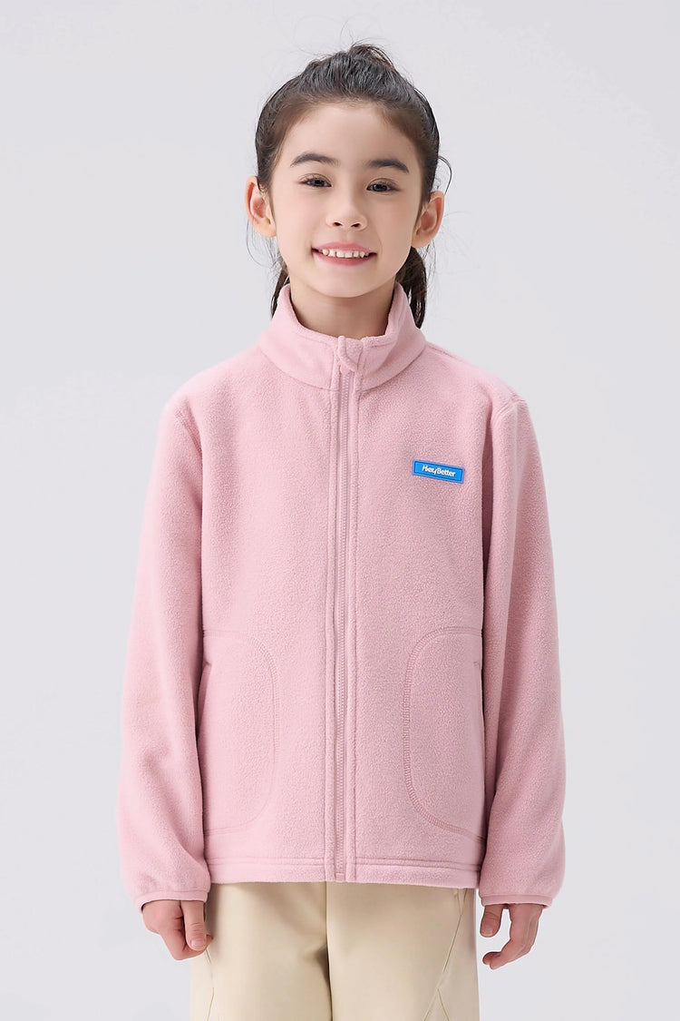 Lightweight Extra-Warm Fleece Jacket - Dusty Rose
