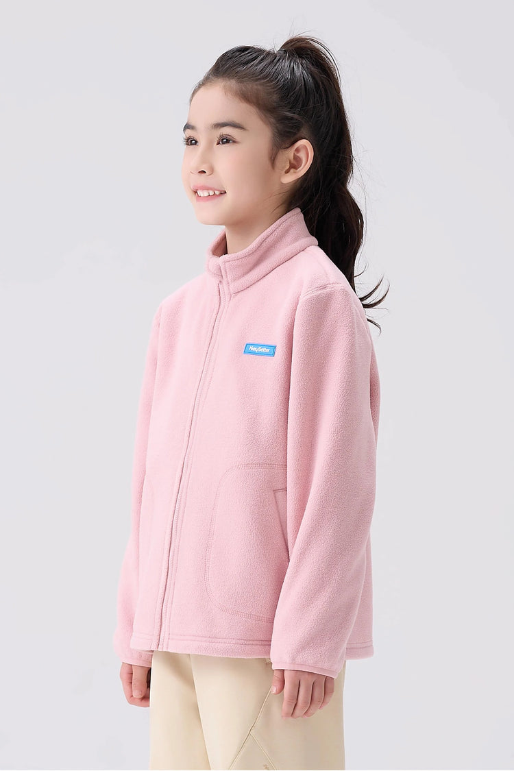 Lightweight Extra-Warm Fleece Jacket - Dusty Rose