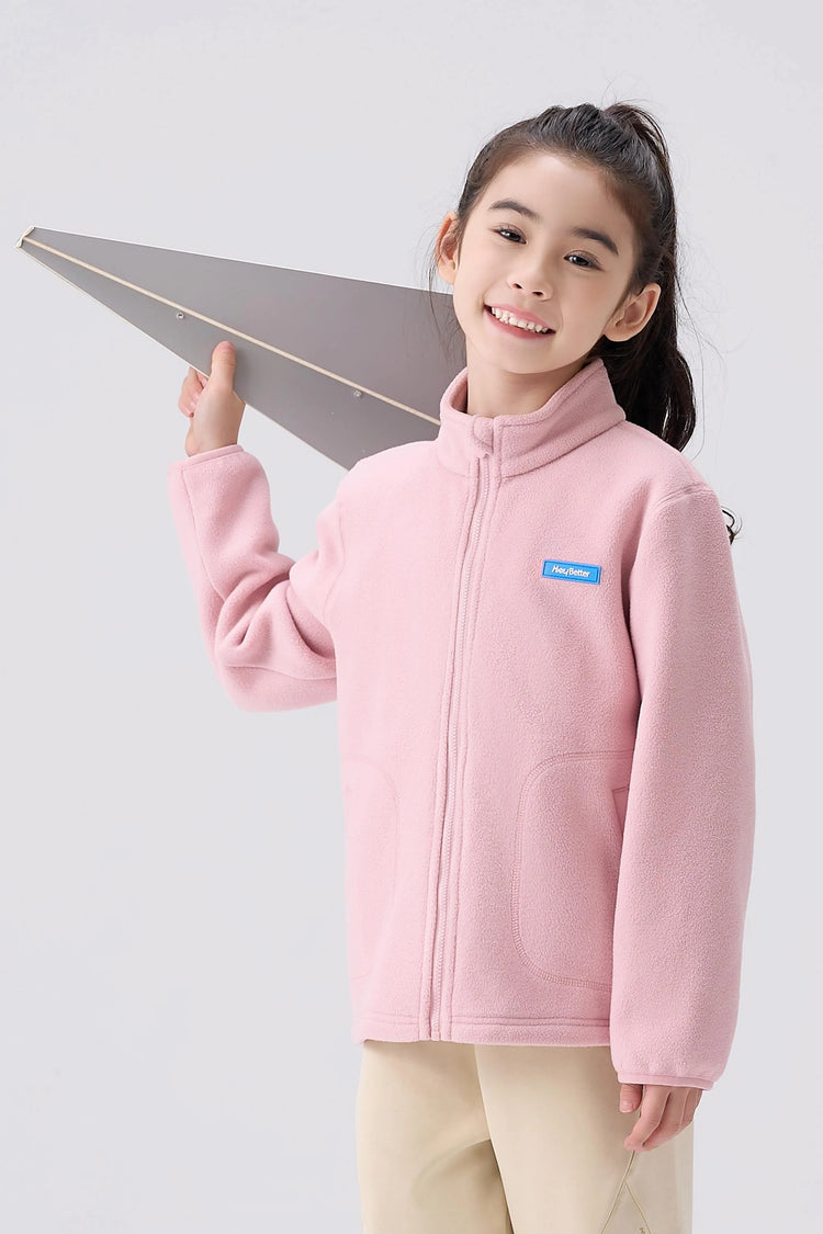 Lightweight Extra-Warm Fleece Jacket - Dusty Rose
