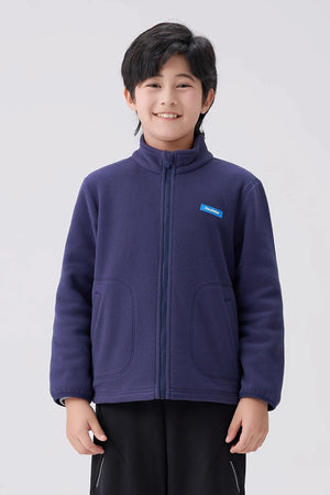 Lightweight Fleece Jacket - Indigo Blue