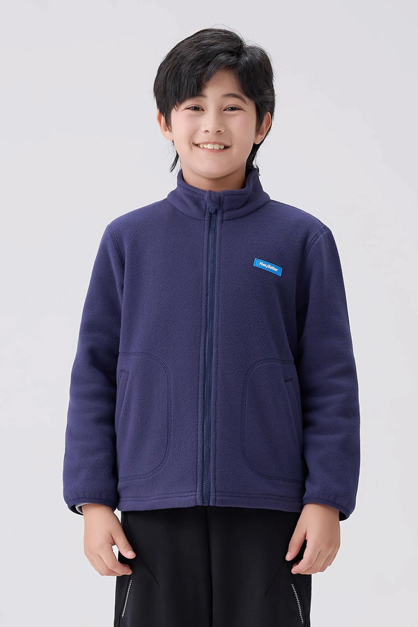 Lightweight Fleece Jacket - Indigo Blue