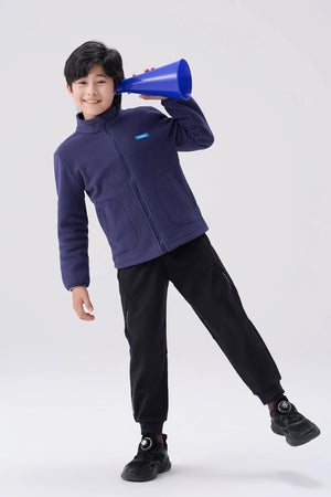 Lightweight Fleece Jacket - Indigo Blue