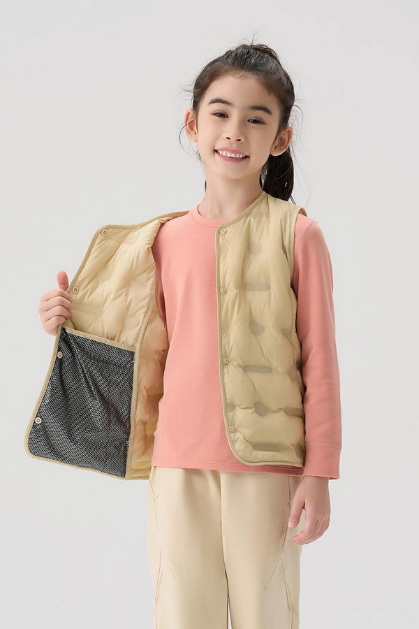 FeatherLite Down Vest - Ivory Beige