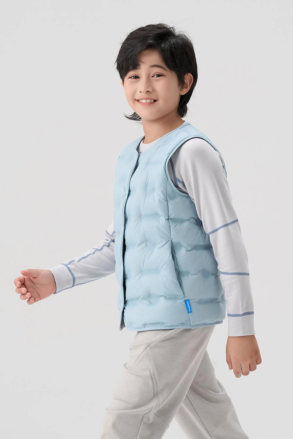 FeatherLite Down Vest - Dusty Blue