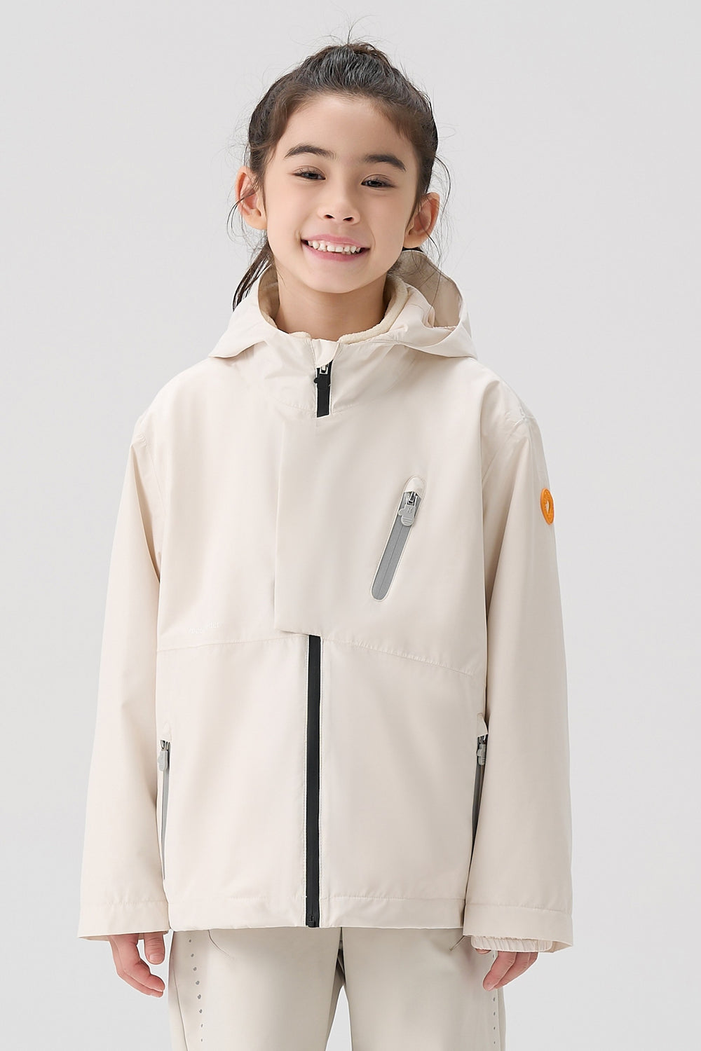 Two-Piece Convertible Jacket - Classic White