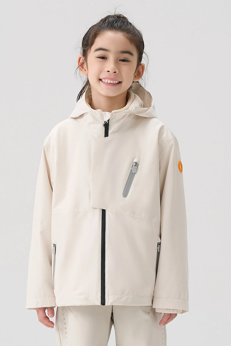 Two-Piece Convertible Jacket - Classic White