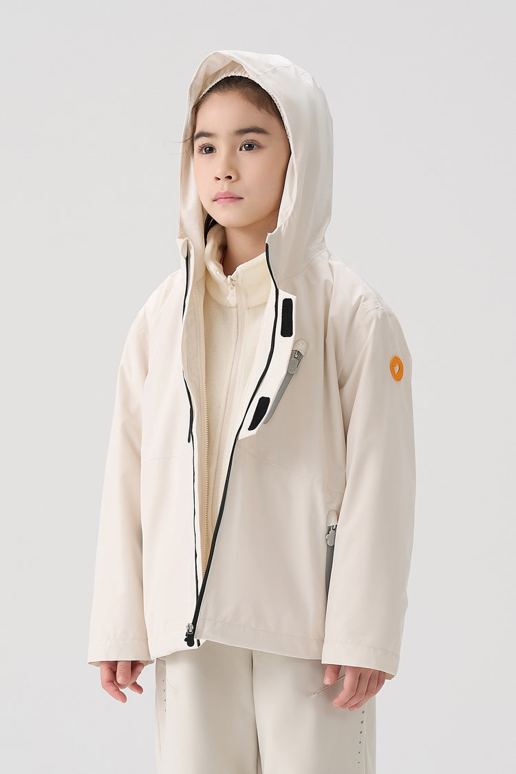 Two-Piece Convertible Jacket - Classic White