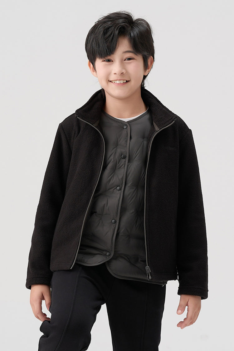 Two-Piece Convertible Jacket - Charcoal