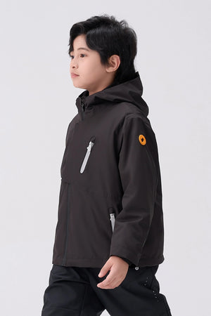 Two-Piece Convertible Jacket - Charcoal