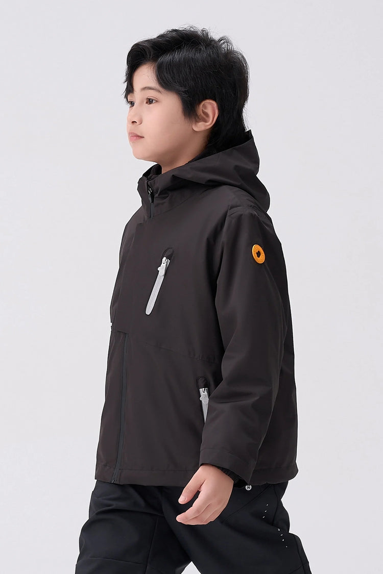 Two-Piece Convertible Jacket - Charcoal