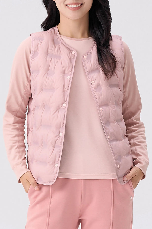 FeatherLite Down Vest - Dusty Rose