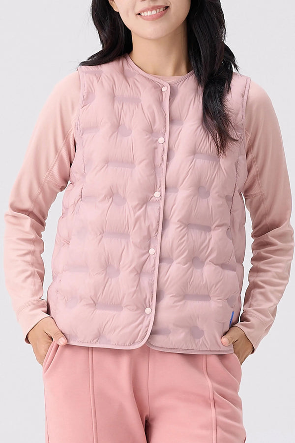 FeatherLite Down Vest - Dusty Rose