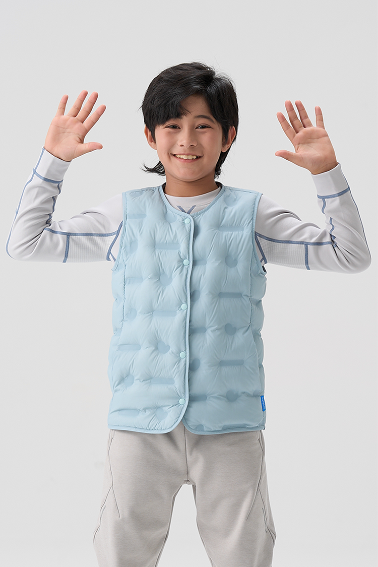 FeatherLite Down Vest - Dusty Blue