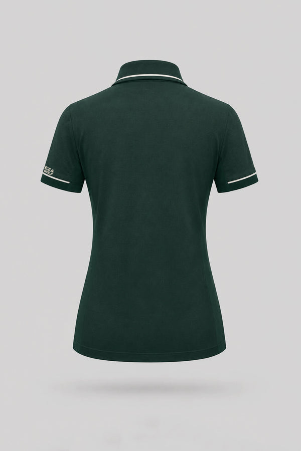 The Sculpt Golf Polo - Evergreen