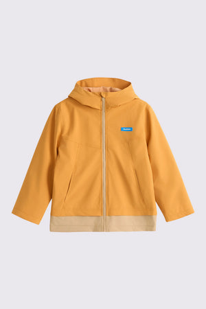 Waterproof Windproof Fleece Jacket - Burnt Orange