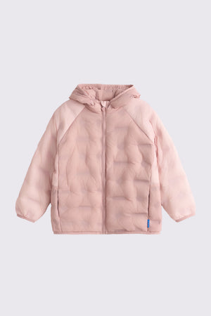 Lightweight Goose Down Coat - Dusty Rose