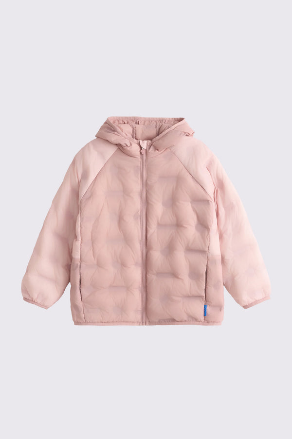 Lightweight Goose Down Coat - Dusty Rose