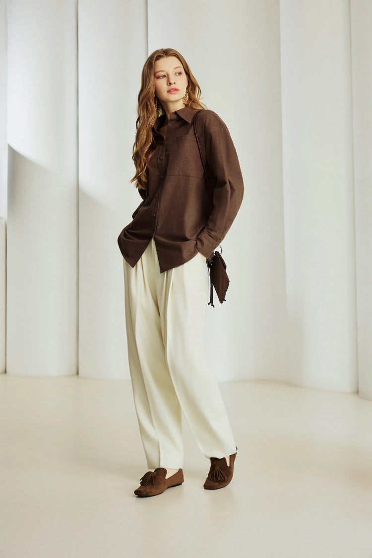 Women‘s Relaxed Utility Pocket Shirt