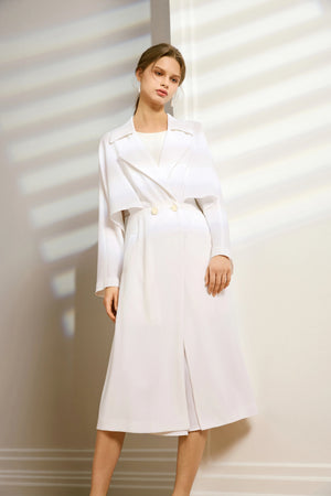 Women's Cape Overlay Coat