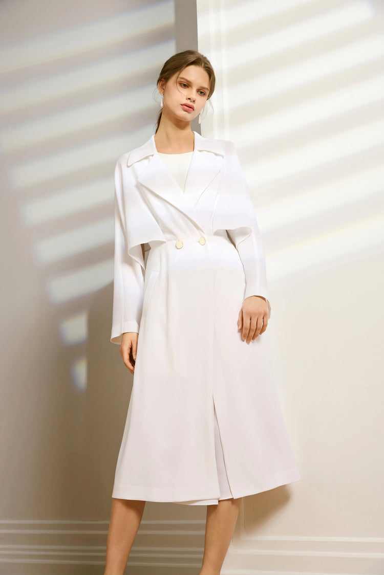 Women's Cape Overlay Coat