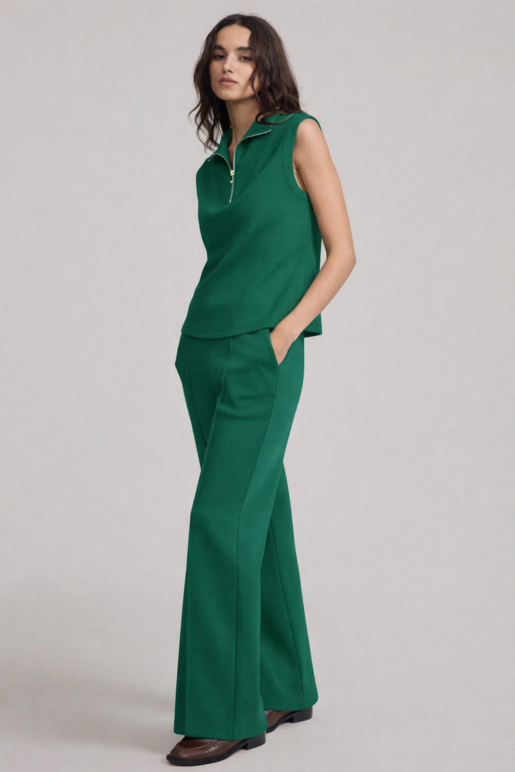 Women’s Luxe Wool Blend Pant - Deep Teal