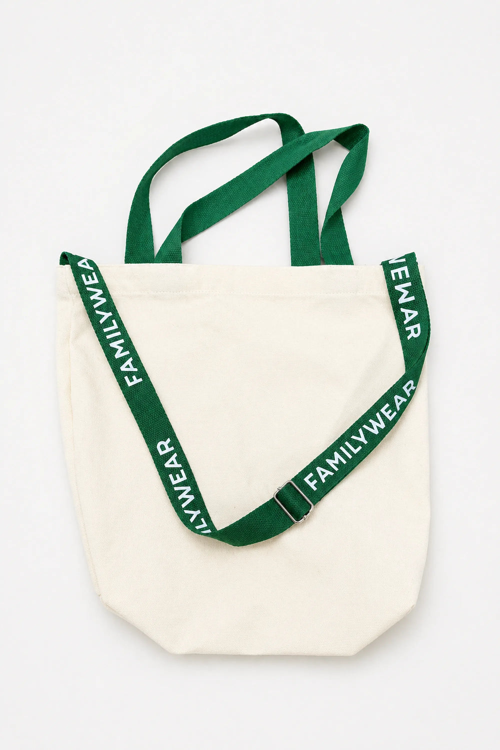 Logo Strap Canvas Tote Bag
