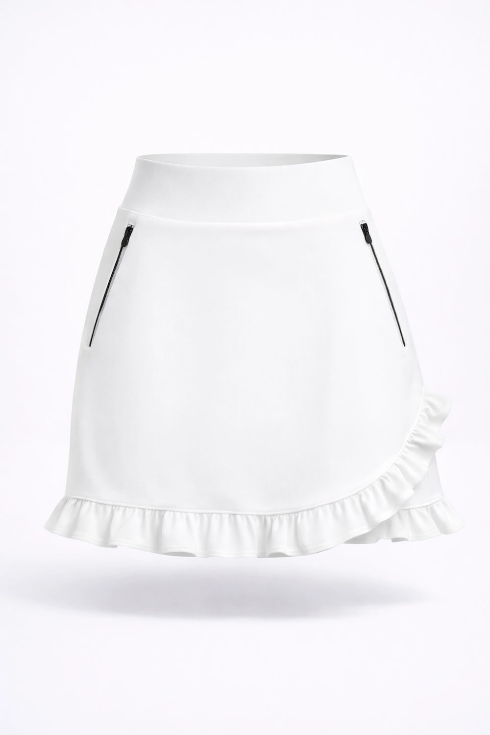 Women’s Ruffle Hem Performance UPF 50+ Skort 17" - White