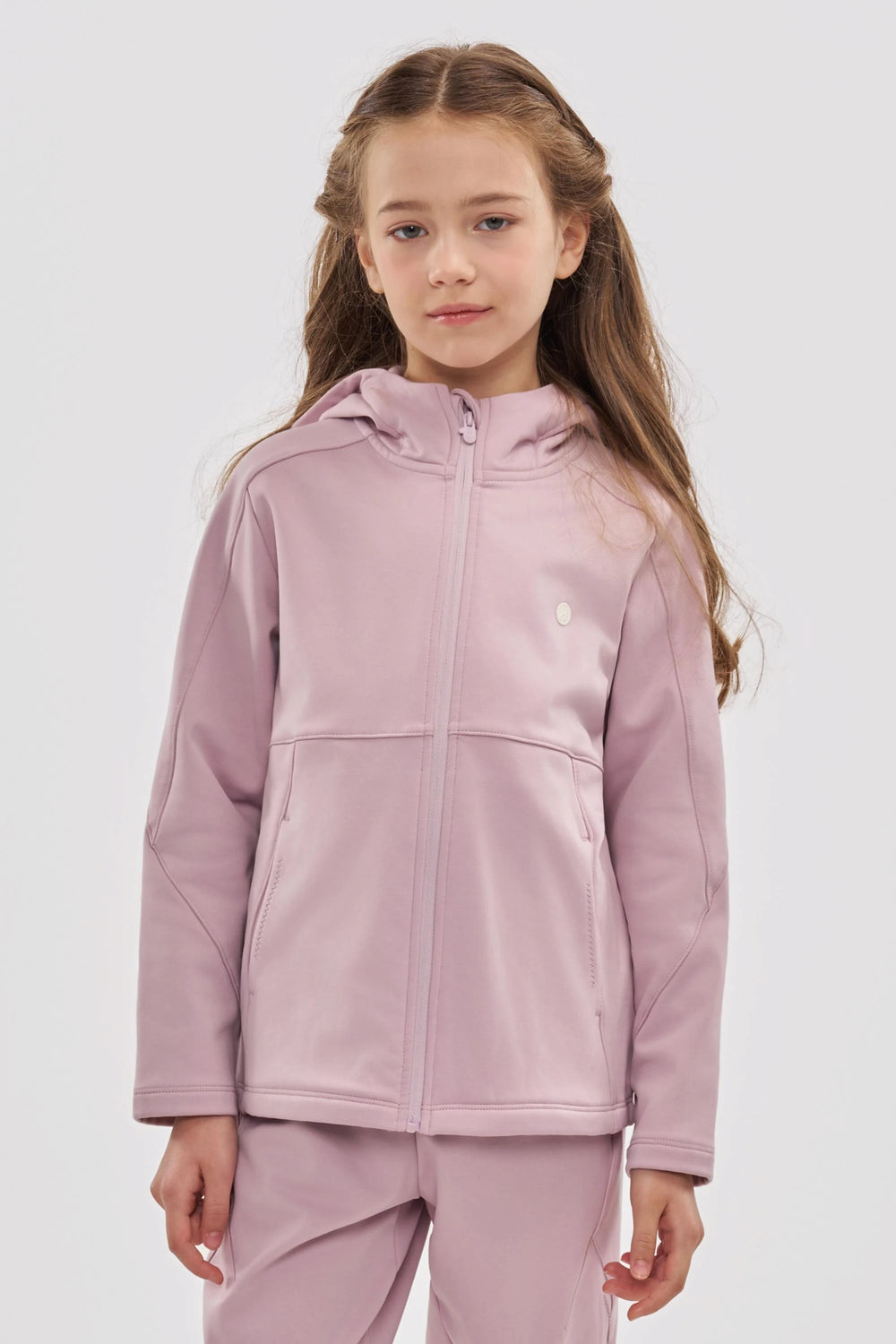 Windproof Cloud-Fleece Jacket - Dusty Rose