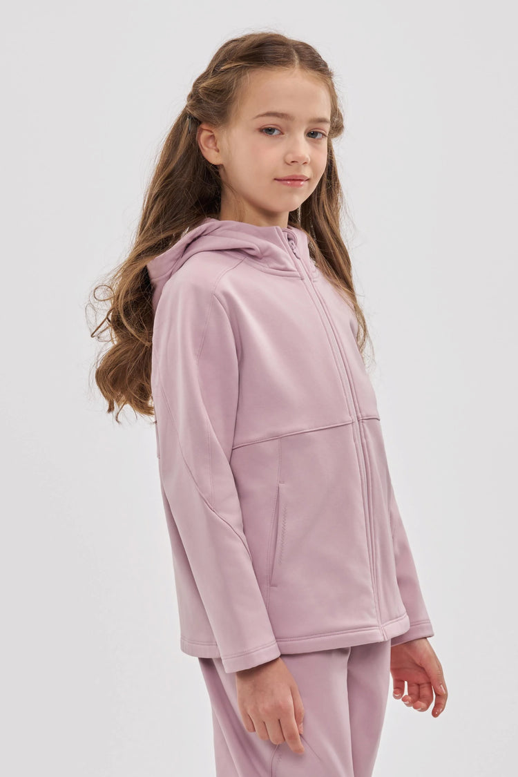 Windproof Cloud-Fleece Jacket - Dusty Rose