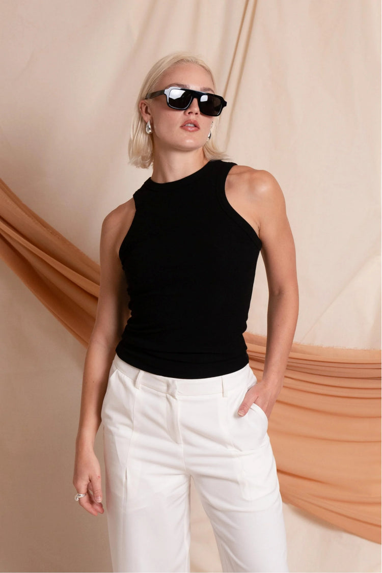 Women’s Refined Tencel™ Wool Tank - True Black