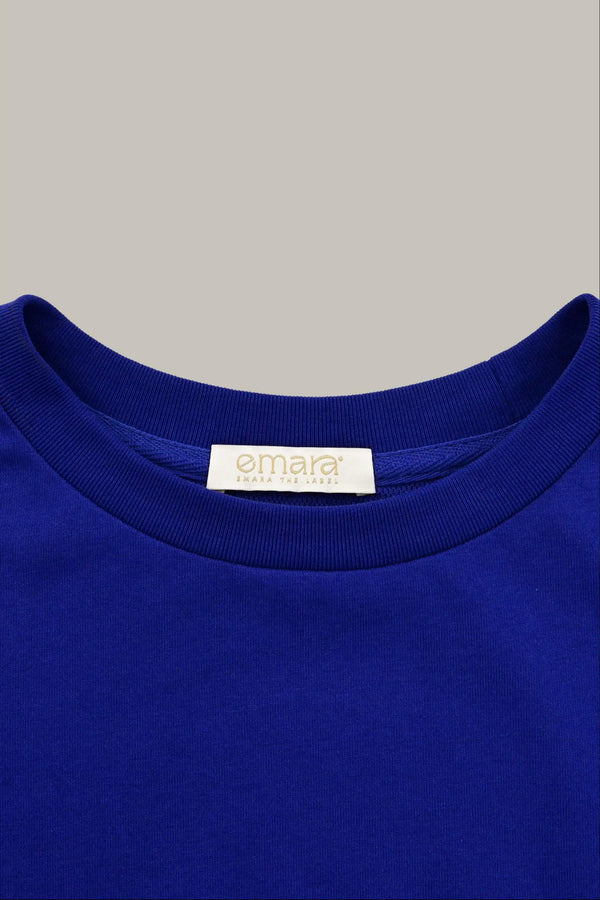 Oversized Classic Tee - Cobalt Blue