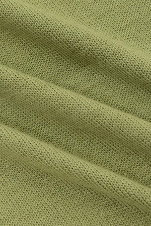 Knit Tie Wrap Shawl - Sage Olive